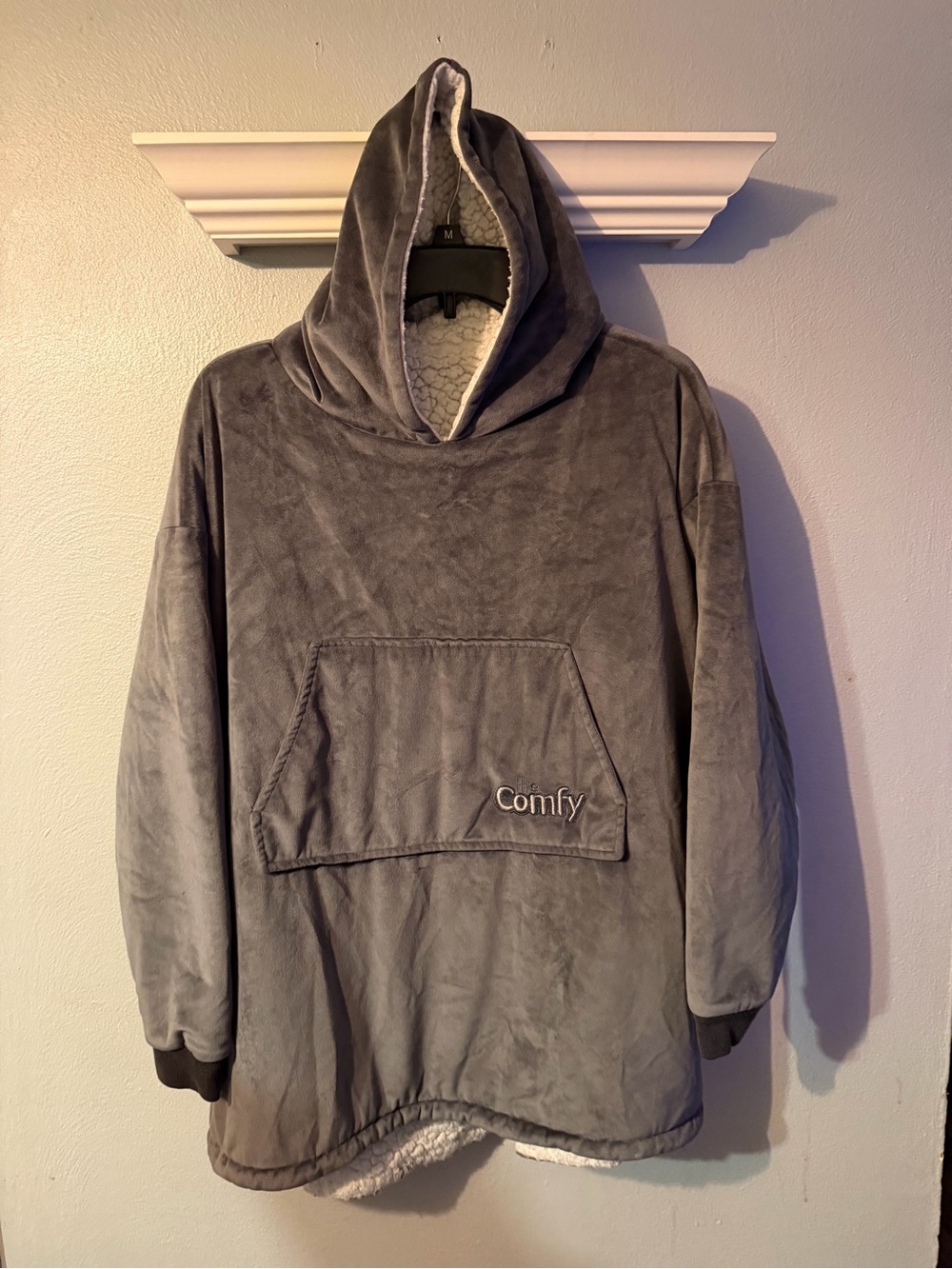 Gray Kids Plush Hooded Jacket - the Comfy